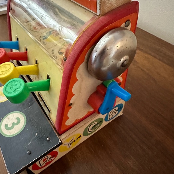 Fisher Price Vintage Wooden Cash Register - Picture 2 of 6